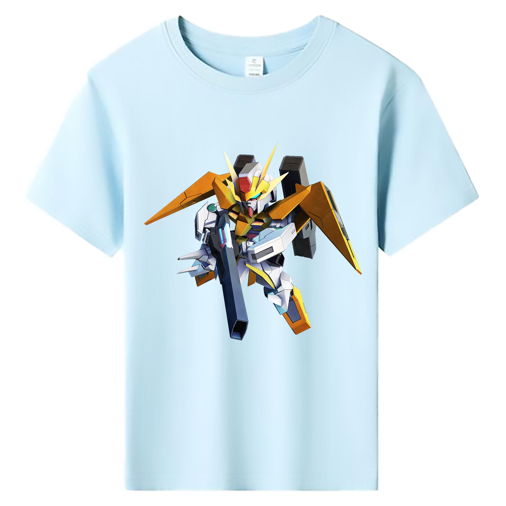 （画像用） 機動戦士ガンダム Mobile Suit Gundam 綿100％キッズTシャツ（フロントプリント）